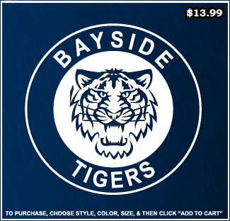 Bayside Tigers T-Shirt - Saved By The Bell T-Shirts
