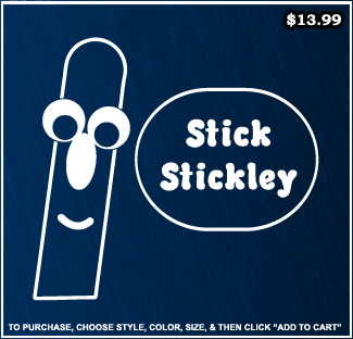 Stick Stickley T-Shirt - Classic Nick T-Shirts
