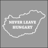 Never Leave Hungary T-Shirt - Funny Retro T-Shirts